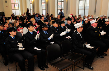 Two chiefs and six lieutenants were sworn in on