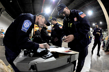 FDNY USAR team members as they prepared to leave for Haiti.