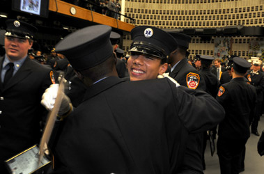 The new EMTs will be assigned to units throughout the city.