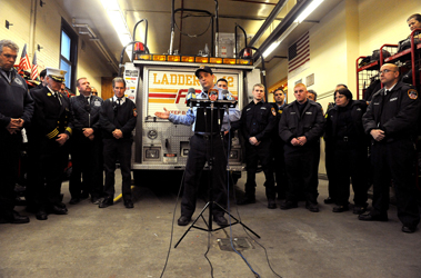 Fire Lt. Robert E. Lee, Ladder 42, describes how he and his team saved a woman in her 30s from a Bronx fire.