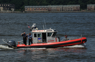 Marine 1 Alpha during the Blessing of the Fleet ceremony