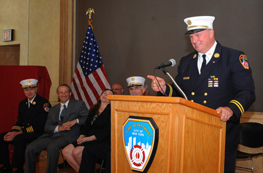 Chief Jay Jonas addresses the group.