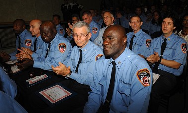 Fire Prevention Inspectors recognized during annual ceremony.