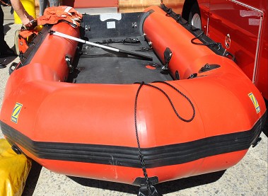One of the FDNY's Zodiac boats