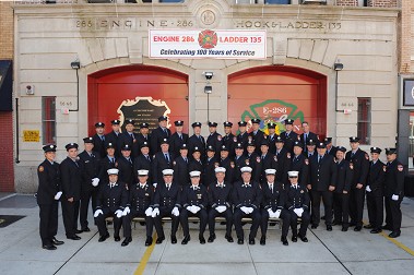 The members of Engine 186/Ladder 135.