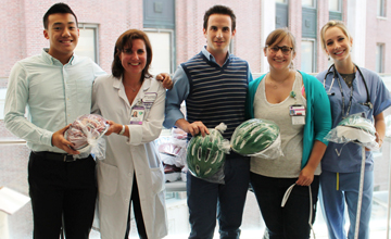 Sammy Wu (SUNY Binghamton student volunteering), Deborah Levine, MD, Josh Beiner MD (Pediatric emergency medicine fellow NYU/BHC), Alexis Pankow, MD (Pediatric emergency medicine fellow NYU/BHC), Erin Muckey, Columbia University medical student on visiting rotation.