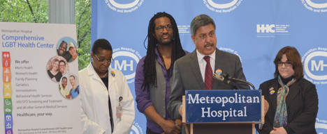 Touro College and University System President and CEO Dr. Alan Kadish and HHC President Dr. Ram Raju