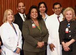 Dr. Melissa Schori, Chief Medical Officer; Carl Kirton, RN, Chief Nurse Executive; Iris R. Jimenez Hernandez, Sr. VP & Lincoln Hospital Exec, Dir.; Dr. Puneeta Sharma; Dr. Abdul Mondul, Chief of Palliative Care; Sara Shahim, Dep. Exec. Dir Dr. Melissa Schori, Chief Medical Officer; Carl Kirton, RN, Chief Nurse Executive; Iris R. Jimenez Hernandez, Sr. VP & Lincoln Hospital Exec, Dir.; Dr. Puneeta Sharma; Dr. Abdul Mondul, Chief of Palliative Care; Sara Shahim, Dep. Exec. Dir