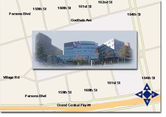 Mapa de Queens Hospital Center