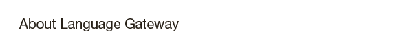 About Language Access Portal