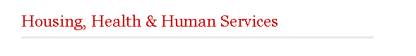 Health Housing Human Services