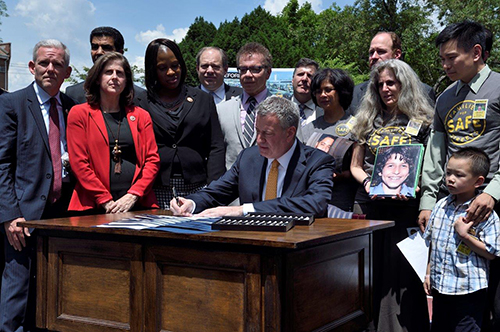 Mayor Bill de Blasio Signs Legislation