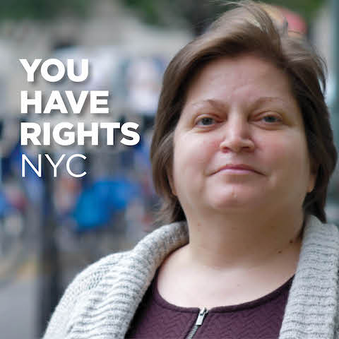 The Commission's "You Have Rights NYC" testimonial video series has been designed to highlight prominent examples of successful outcomes achieved through law enforcement action by the agency. The videos educate the public on real experiences of discrimination told in first person by New Yorkers who got justice thanks to reaching out to the Commission.