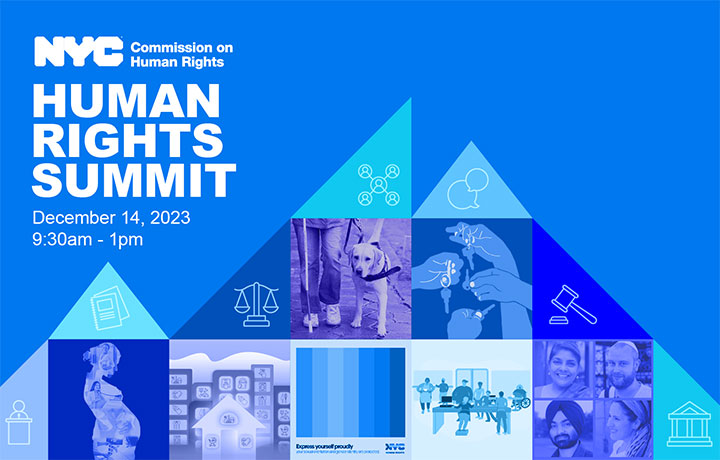 Human Rights Summit - December 14, 2023 9:30am - 1pm
                                           