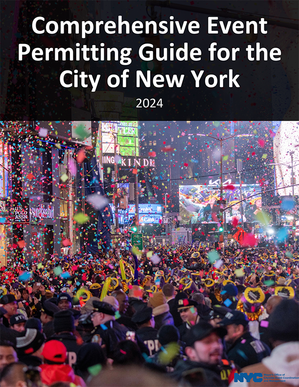 Comprehensive event permitting guide for the city of New York 2024 flyer