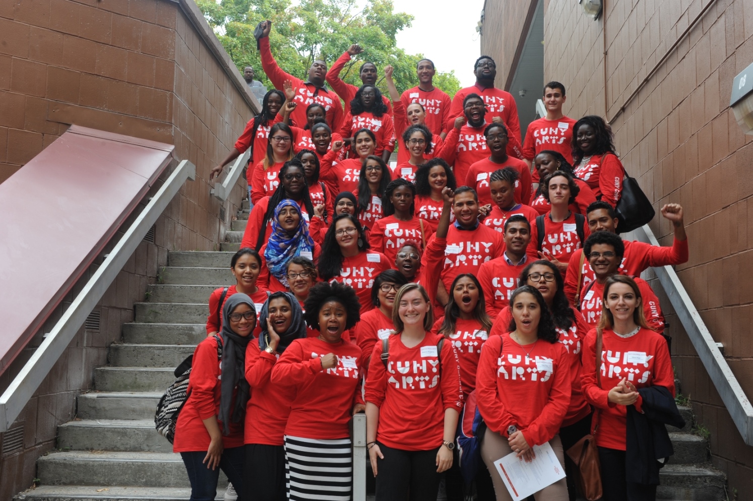 2016-17 CUNY Cultural Corps Cohort, Courtesy CUNY 2016-17 CUNY Cultural Corps Cohort, Courtesy CUNY