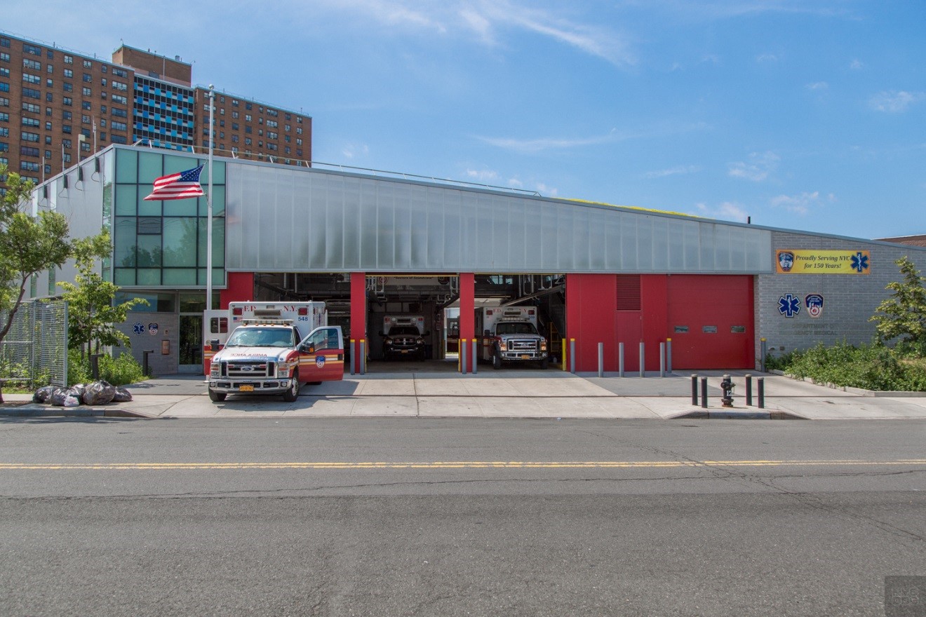The Zerega Avenue EMS station in the Bronx