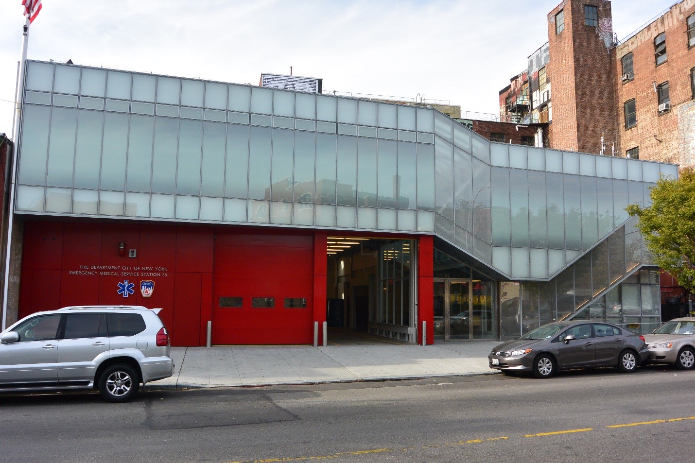 The Greenpoint EMS Station in Brooklyn