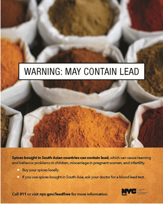consumer products used in the South Asian community can contain lead