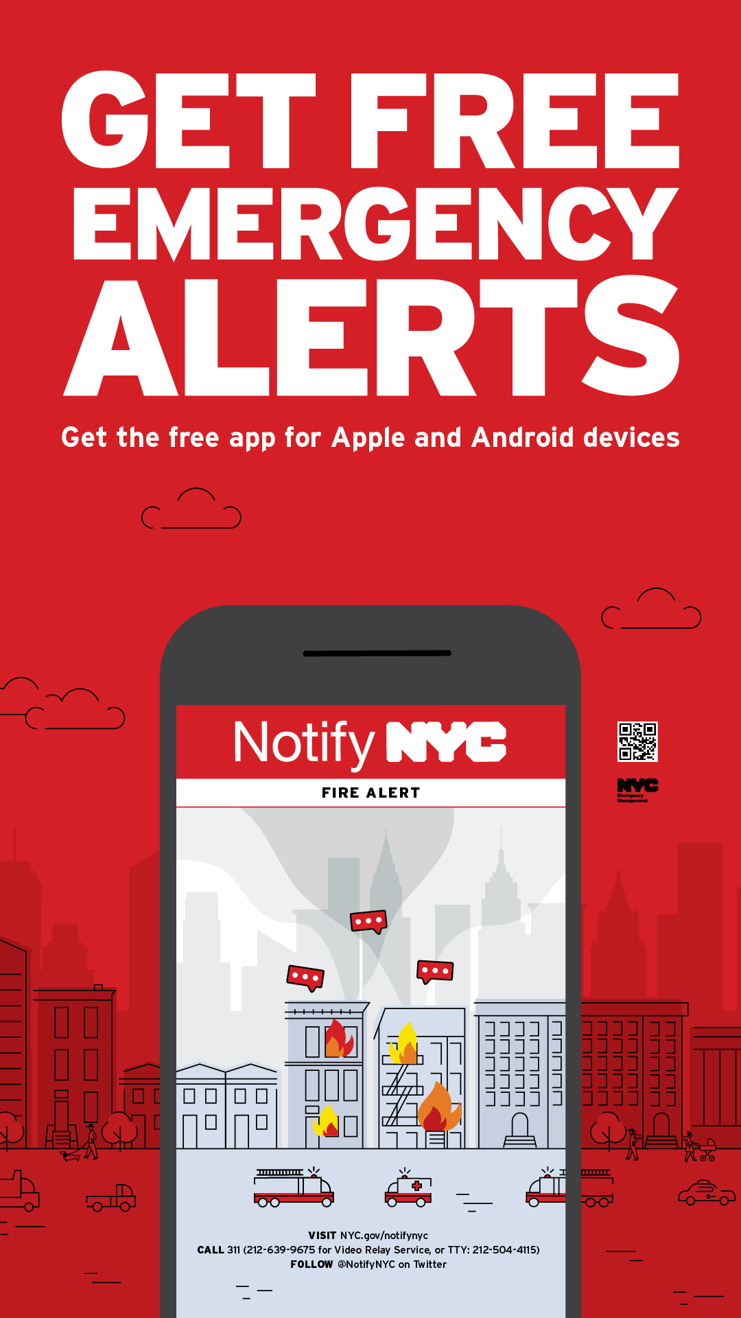 Notify NYC app advertisement