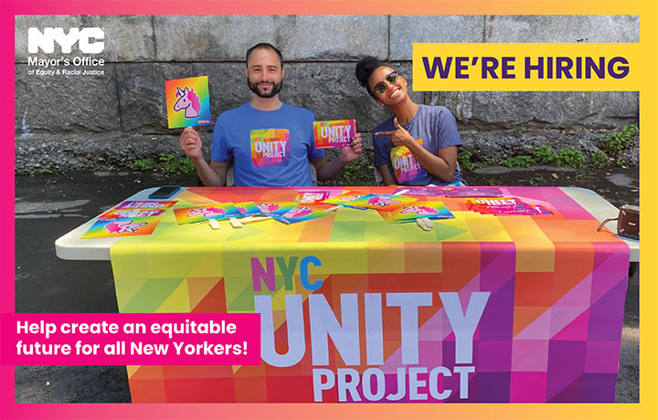 We're Hiring - Help create an equitable future for all New Yorkers!
                                           