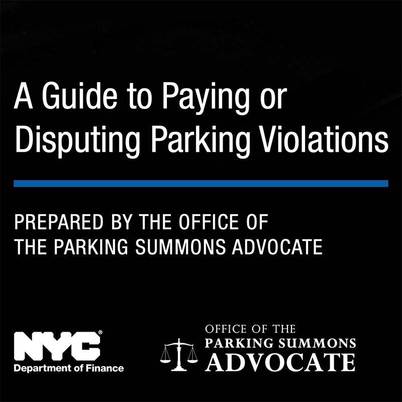 A Guide to Paying or Disputing Parking Violations