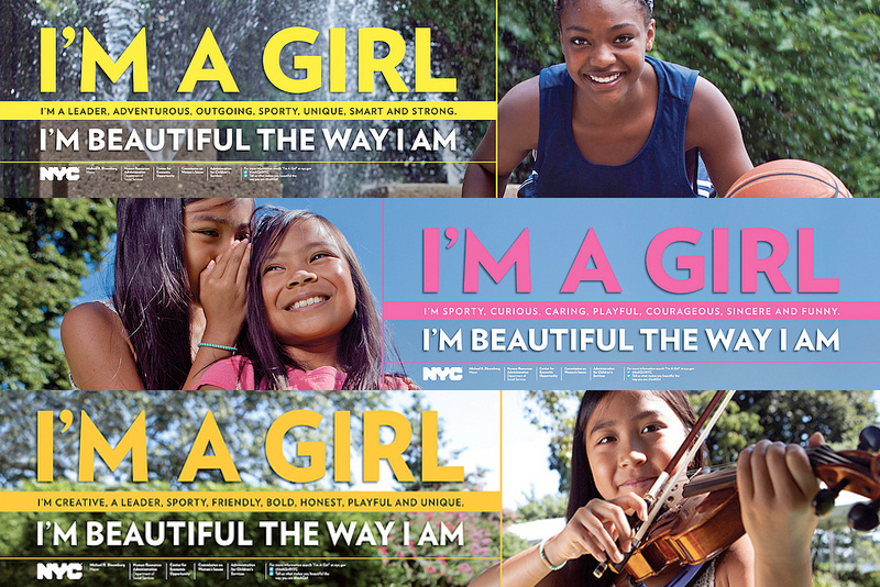 Images from the new "I'm a Girl" campaign