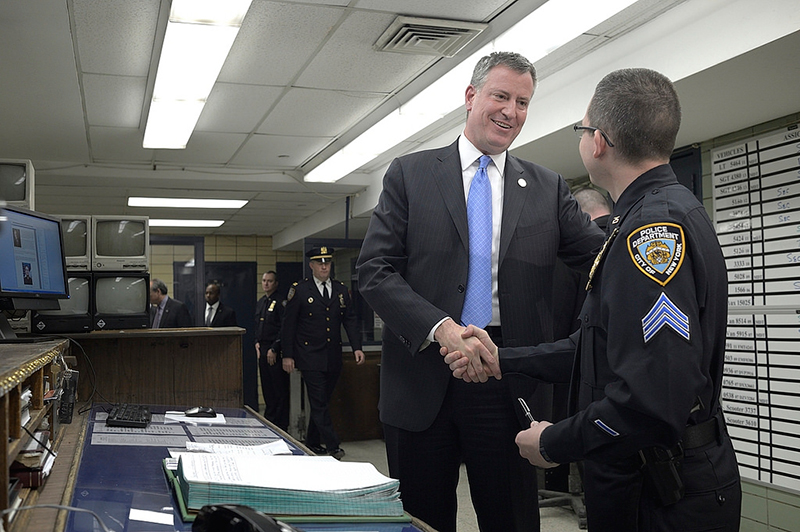 Transcript: Mayor de Blasio Visits 25th Precinct with NYPD Commissioner Bratton