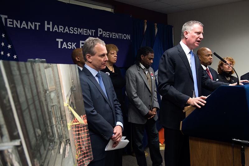 Governor Cuomo, A.G. Schneiderman, Mayor Join Forces to Combat Landlord Harassment of Tenants