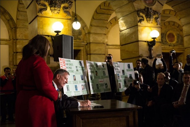 Mayor de Blasio Signs Legislation to Co-Name 42 Thoroughfares and Public Spaces