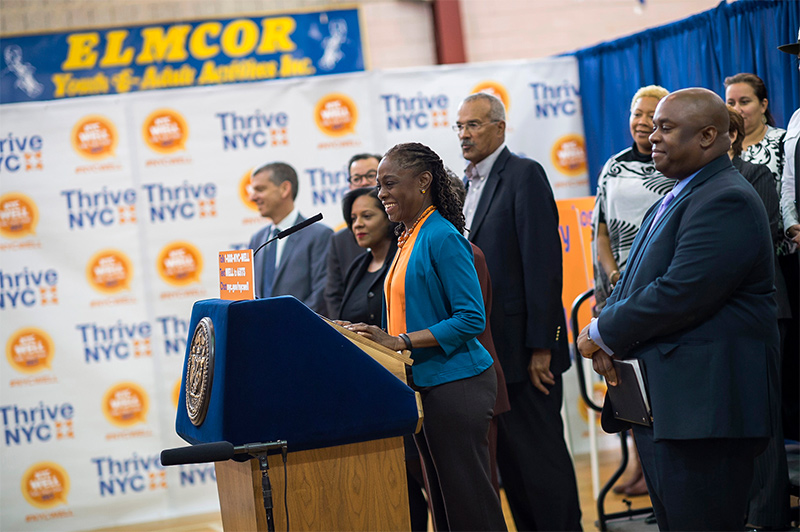 First Lady Chirlane McCray Launches NYC Well