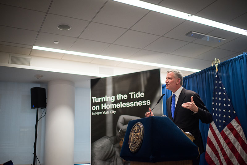 De Blasio Administration Announces Plan to Turn the Tide on Homelessness with Borough-Based Approach