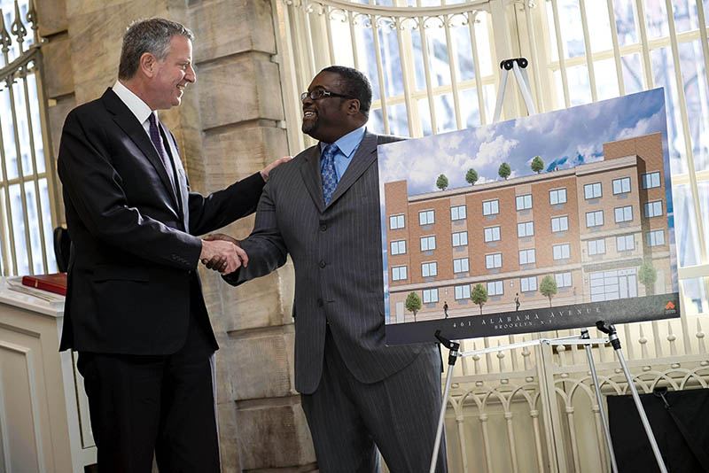 Mayor Bill de Blasio Announces M/WBE Firms Win Bids to Build Hundreds of Affordable Homes at Six Cit