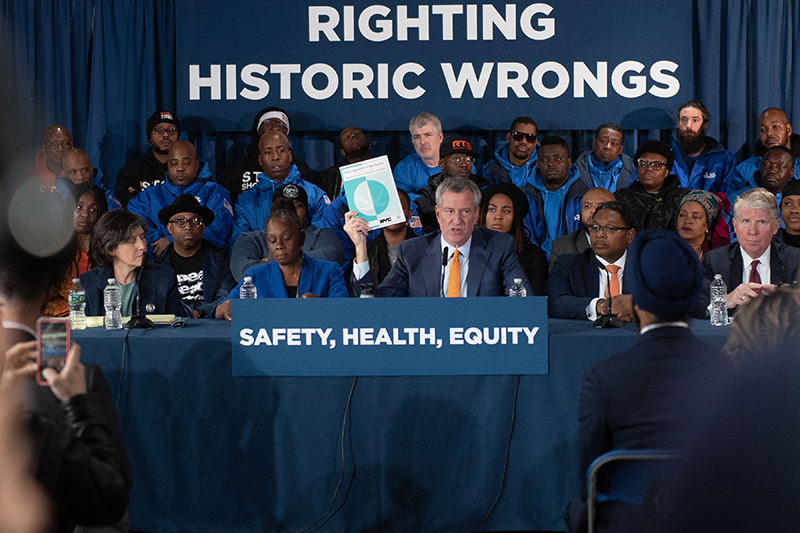 Mayor de Blasio Calls for Fair Cannabis Legalization That Promotes Equity and Opportunity for All