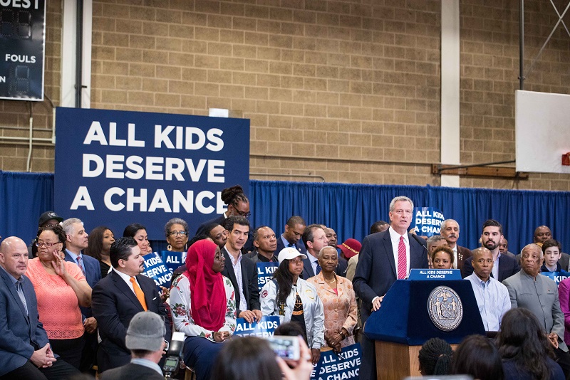 Mayor de Blasio and Chancellor Carranza Announce Plan to Improve Diversity at Specialized High Schoo