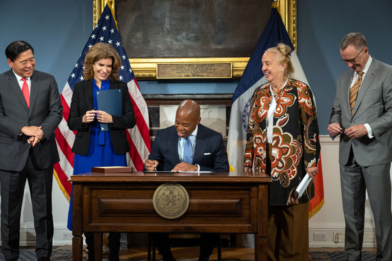 Mayor Adams Signs Two Bills To Promote Broad-Based Economic Recovery In NYC