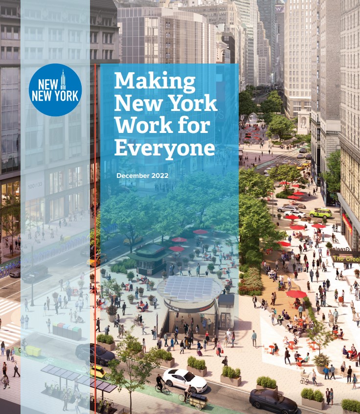 Cover of "'New' New York: Making New York Work for Everyone." Credit: "New" New York Panel