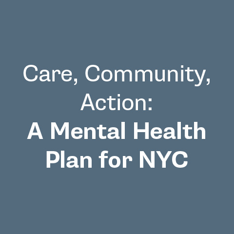 Logo for A Mental Health Plan for NYC