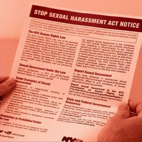 Logo for Stop Sexual Harassment Act
