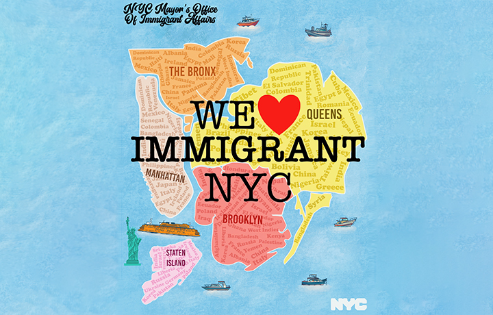 we love immigrants NYC
                                           