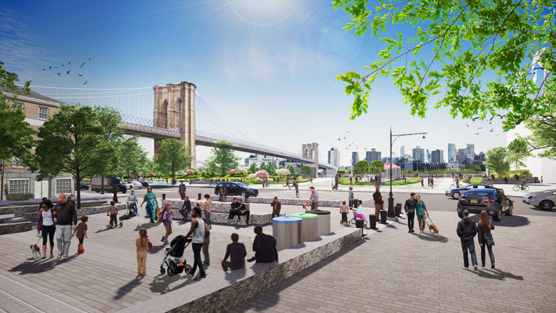 Walkthrough View - Peck Slip Avenue