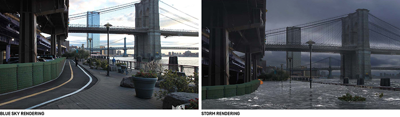 Interim Flood Protection Measures renderings