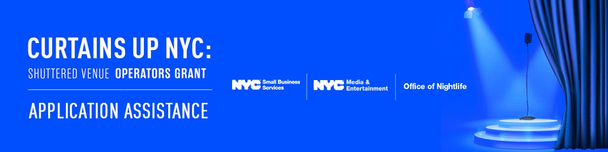 Curtains Up NYC Shuttered Venues Operators Grant