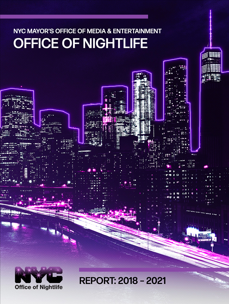 Office of Nightlife Report 2018-2021 cover