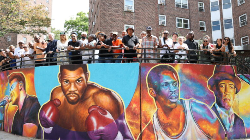 Patterson Houses Mural Honors Notable Residents
                                           