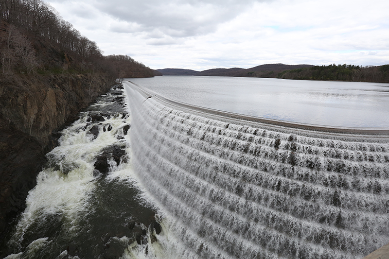 Aerial View of Croton Dam Spillway Aerial View of Croton Dam Spillway