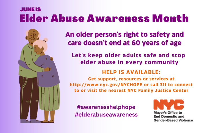 Elder Abuse Awareness Month
                                           