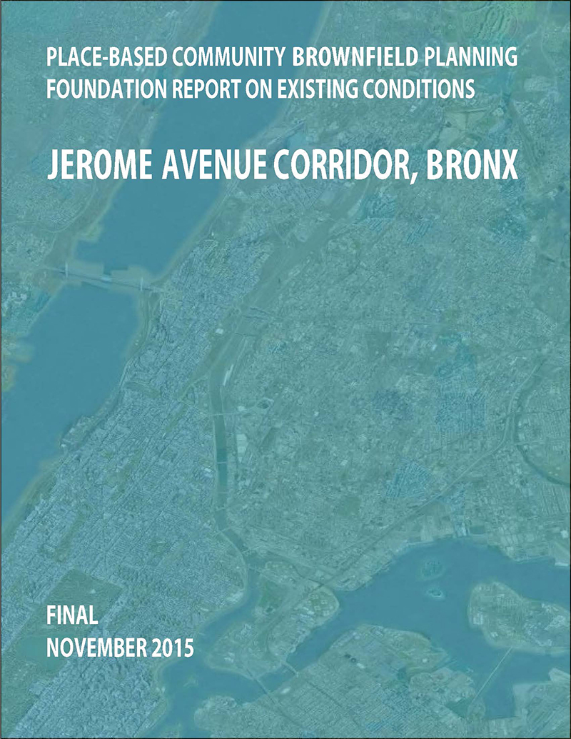 Report Cover for Jerome Avenue Corridor, Bronx (November 2015)