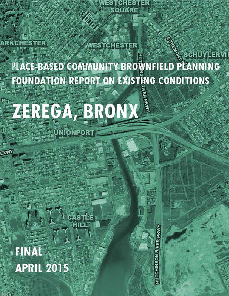 Report Cover for Zerega, Bronx (April 2015)