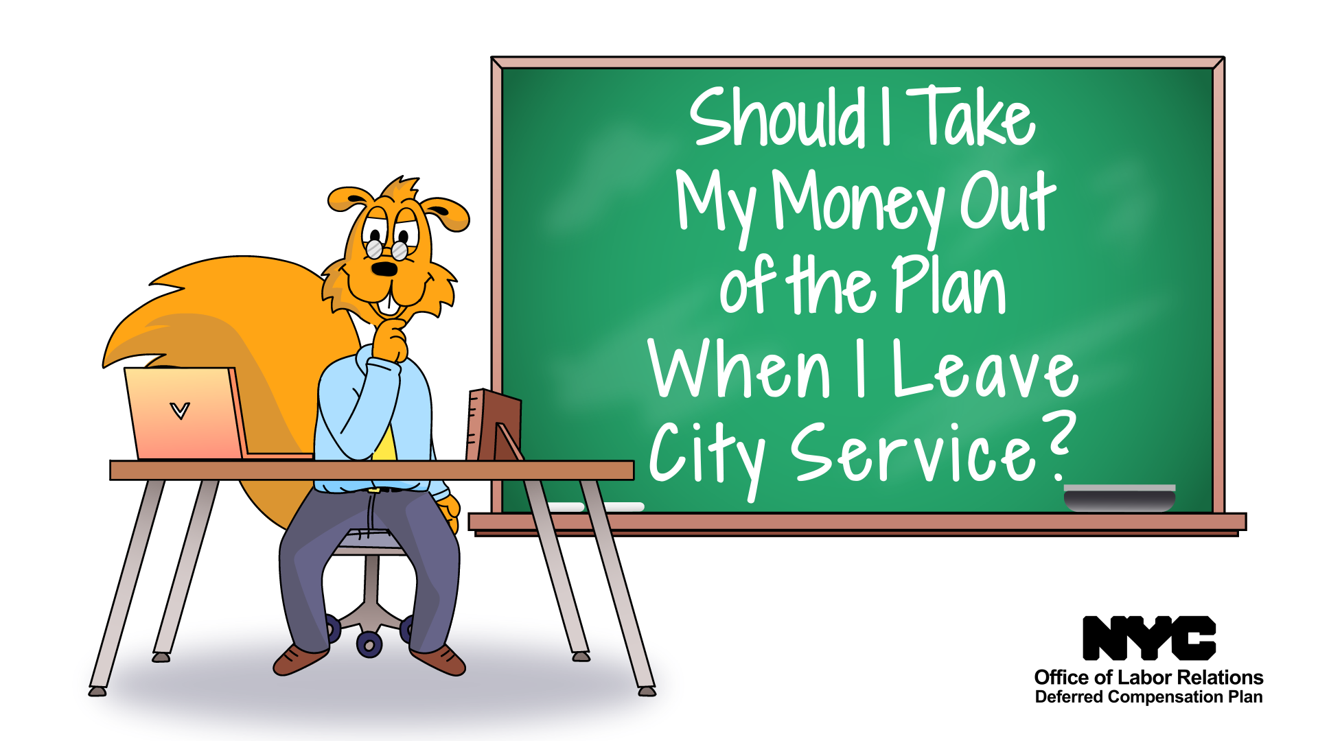 Should I Take My Money out of the Plan When I Leave City Service? video page